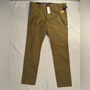 Banana Republic Dark Khaki Fulton Stretch Chino 34x32 Skinny Fit